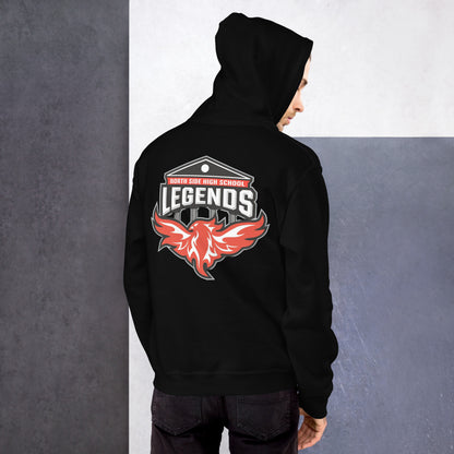 North Side H.S. Embroidered Front Unisex Hoodie