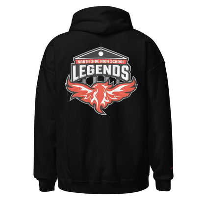 North Side H.S. Embroidered Front Unisex Hoodie