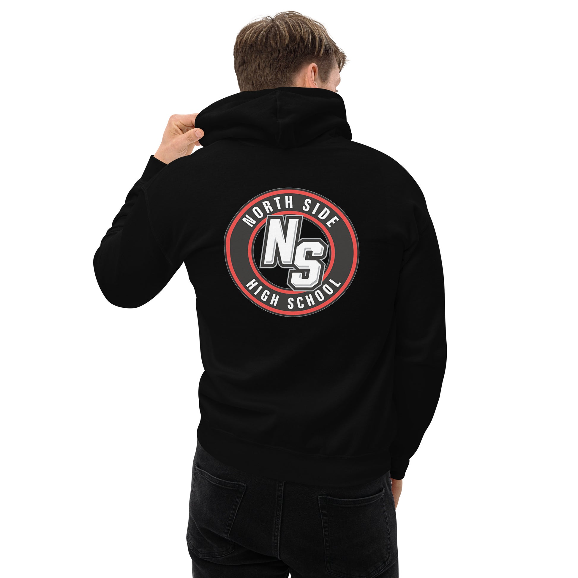 North Side H.S. Embroidered Front Unisex Hoodie