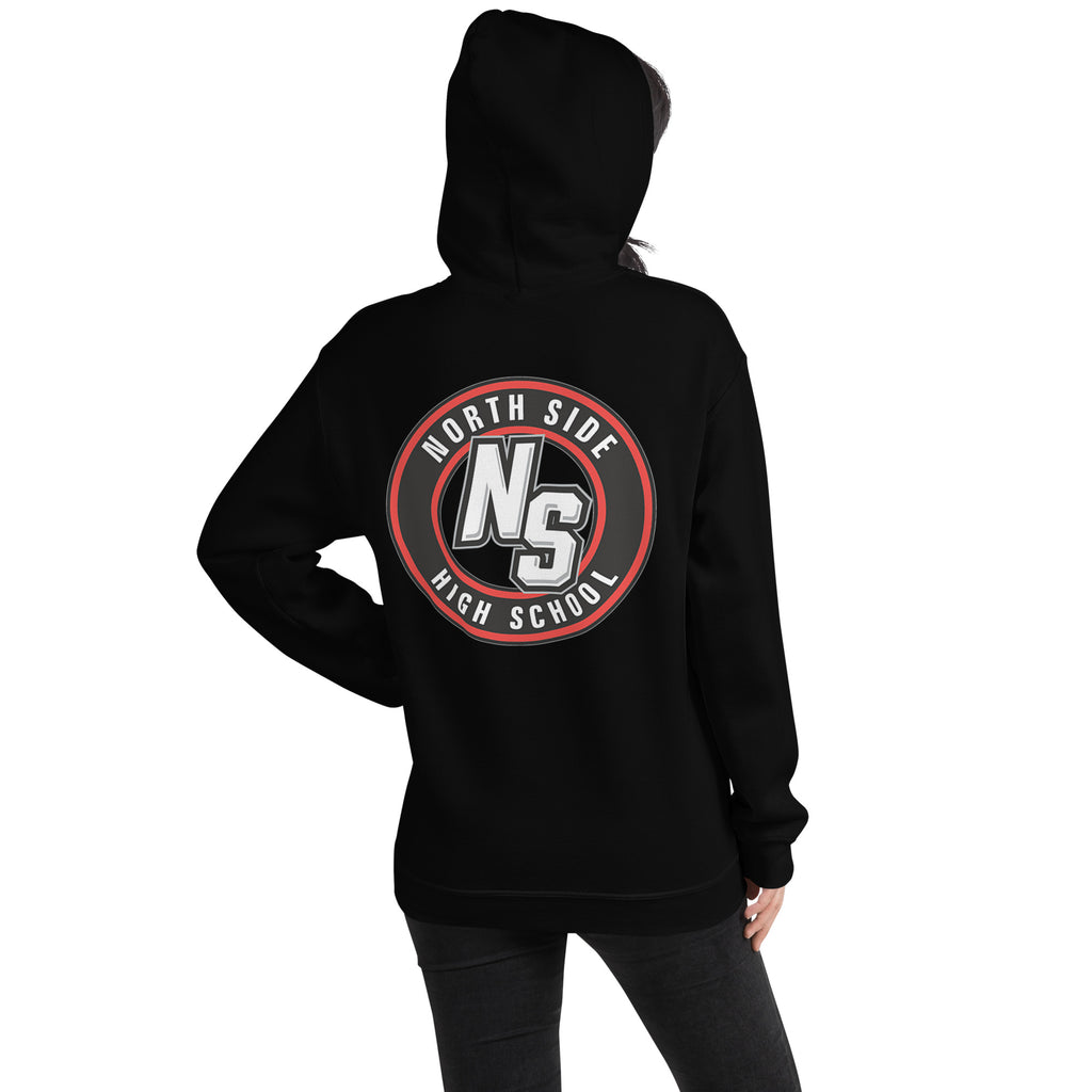 North Side H.S. Embroidered Front Unisex Hoodie