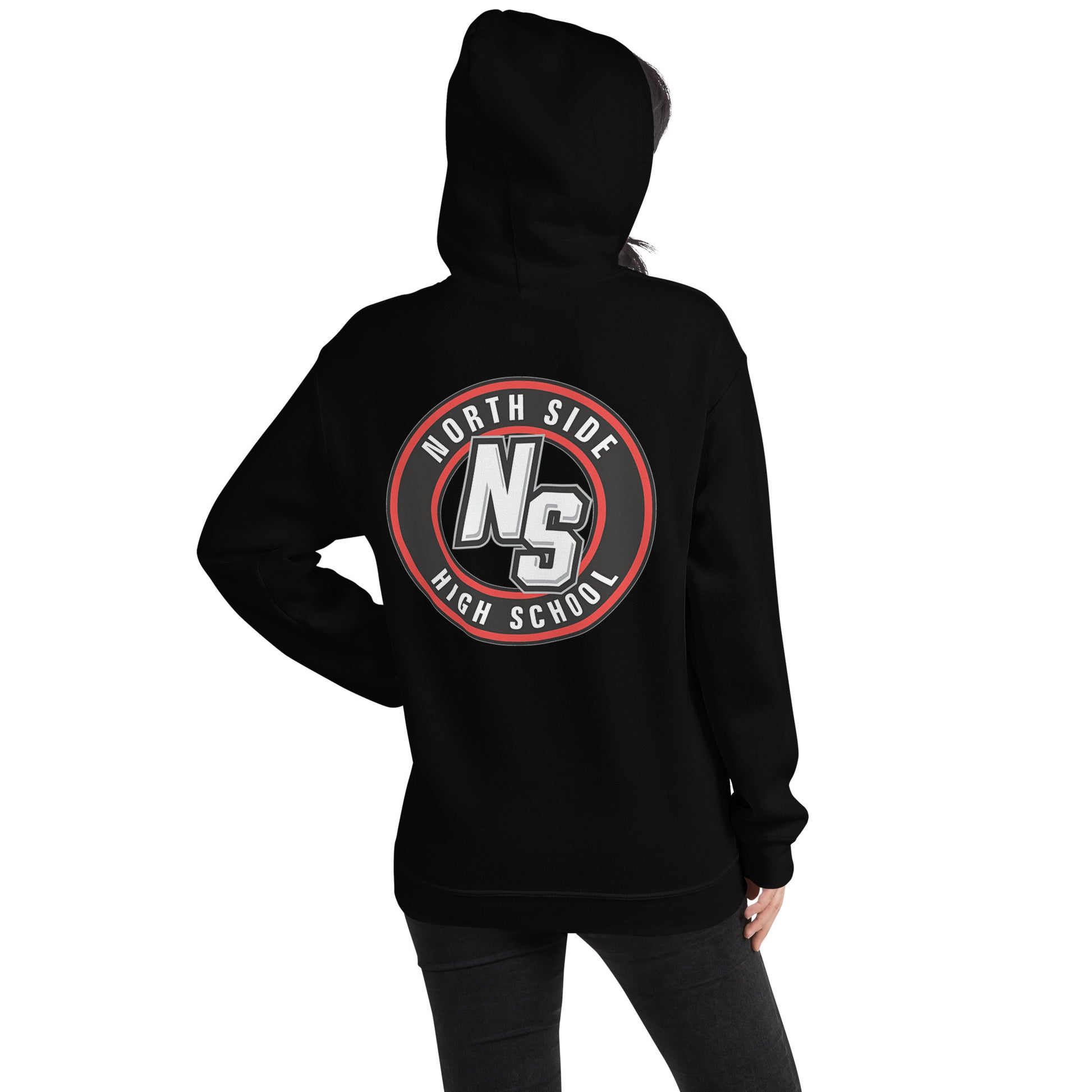 North Side H.S. Embroidered Front Unisex Hoodie