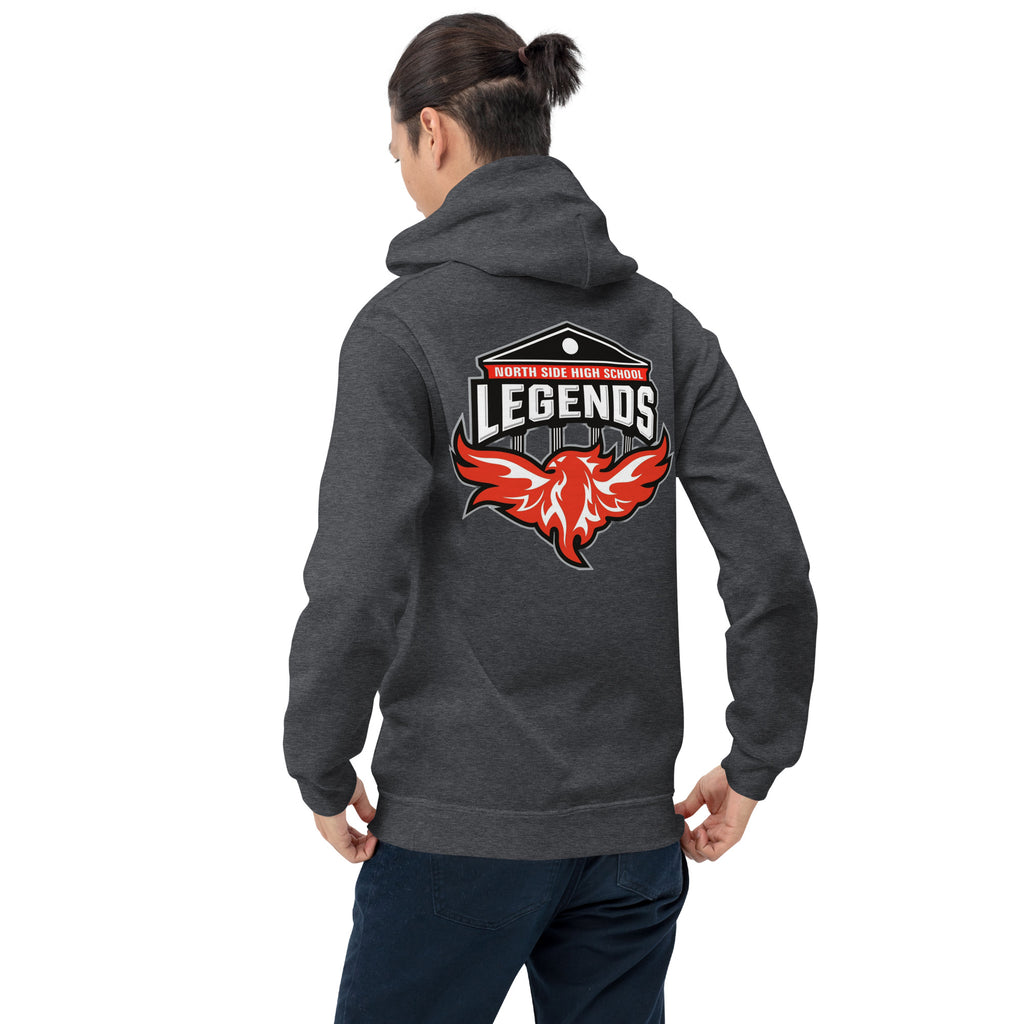 North Side H.S. Embroidered Front Unisex Hoodie