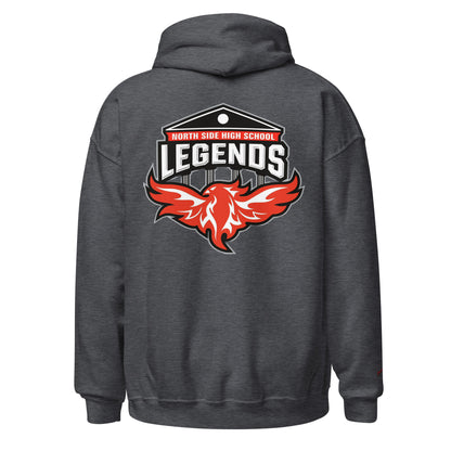 North Side H.S. Embroidered Front Unisex Hoodie