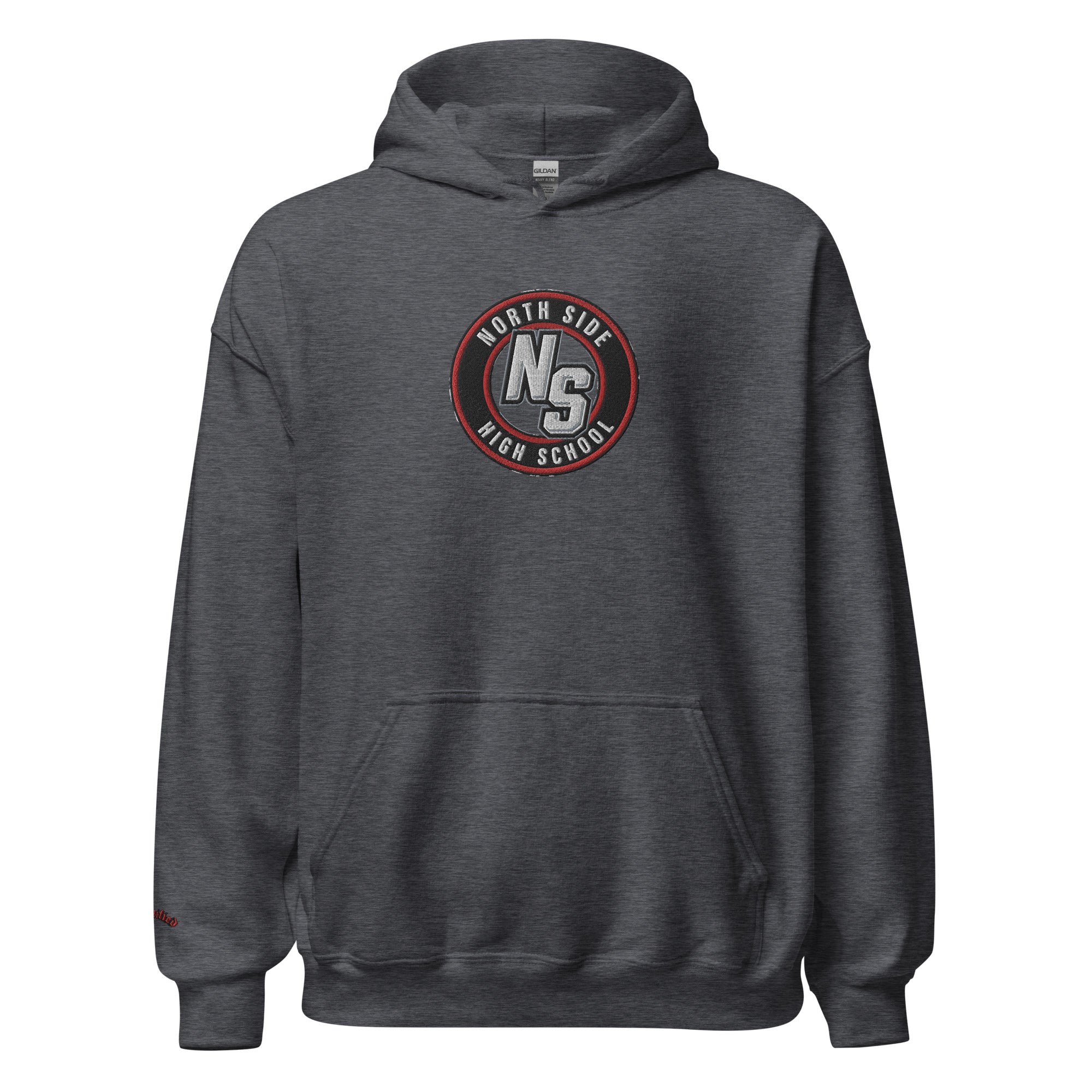 North Side H.S. Embroidered Front Unisex Hoodie