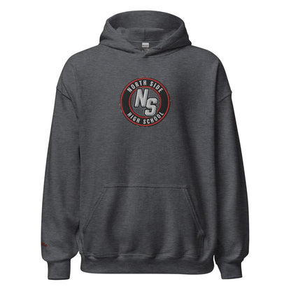 North Side H.S. Embroidered Front Unisex Hoodie