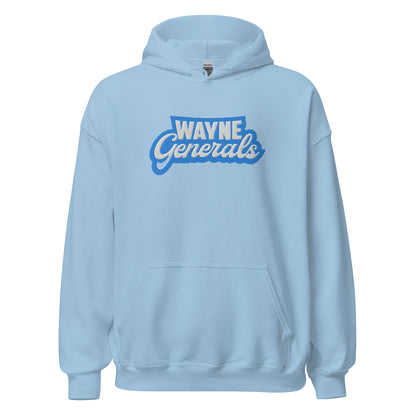 Wayne H.S. Embroidered Front Unisex Hoodie