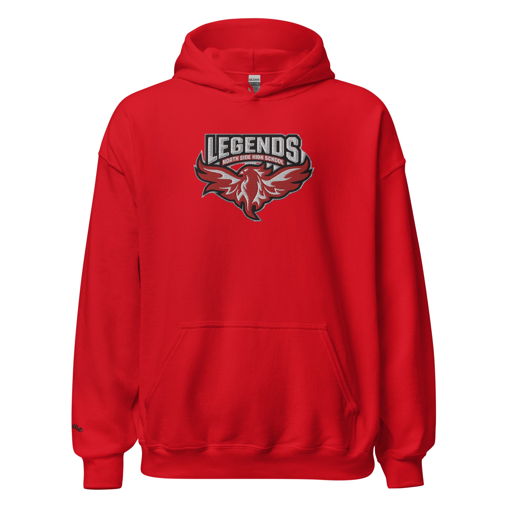 North Side H.S. Embroidered Front Unisex Hoodie