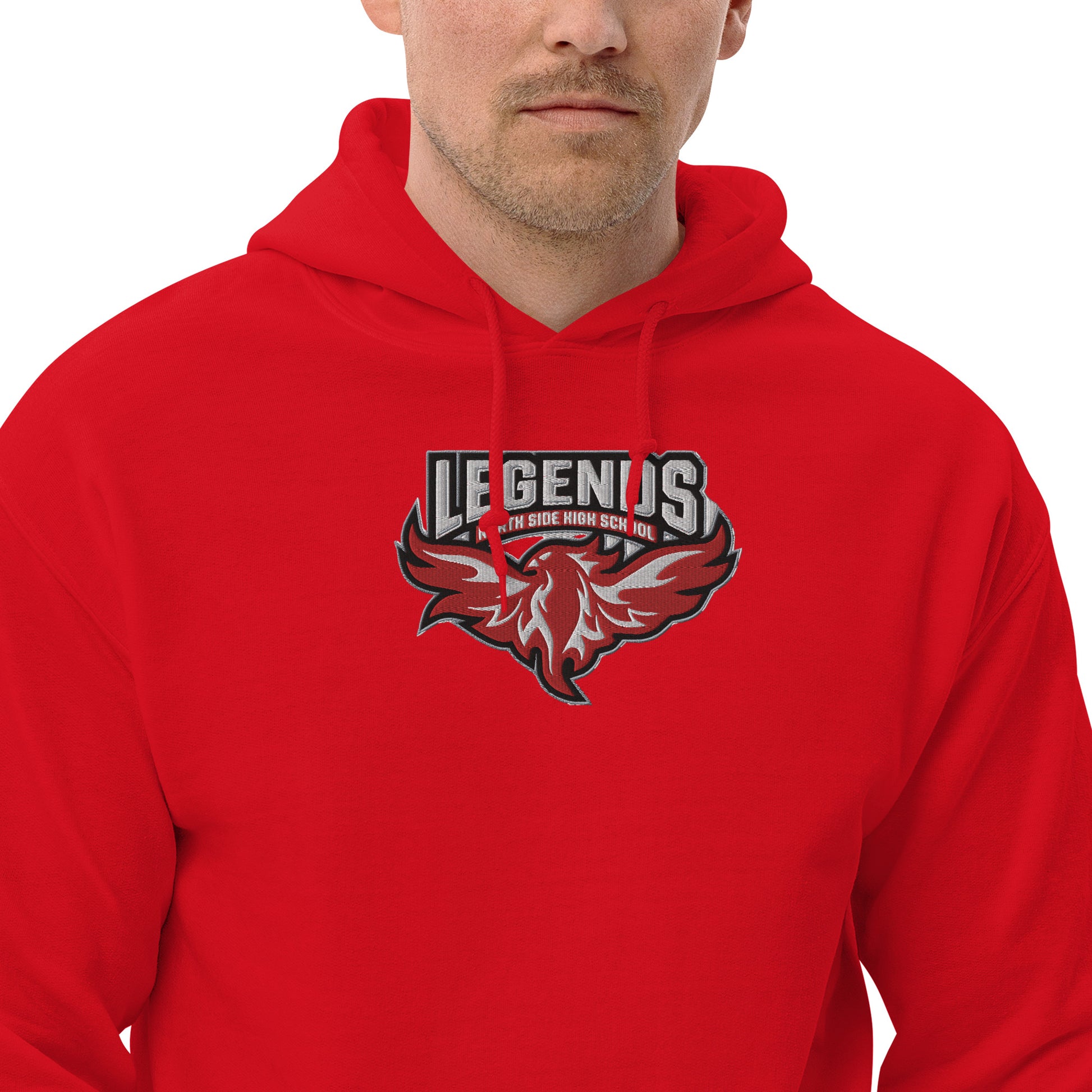 North Side H.S. Embroidered Front Unisex Hoodie