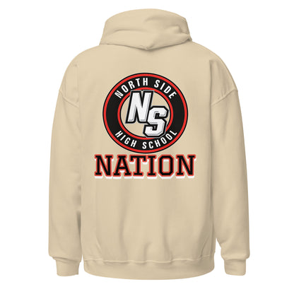 North Side H.S. Embroidered Front  Unisex Hoodie