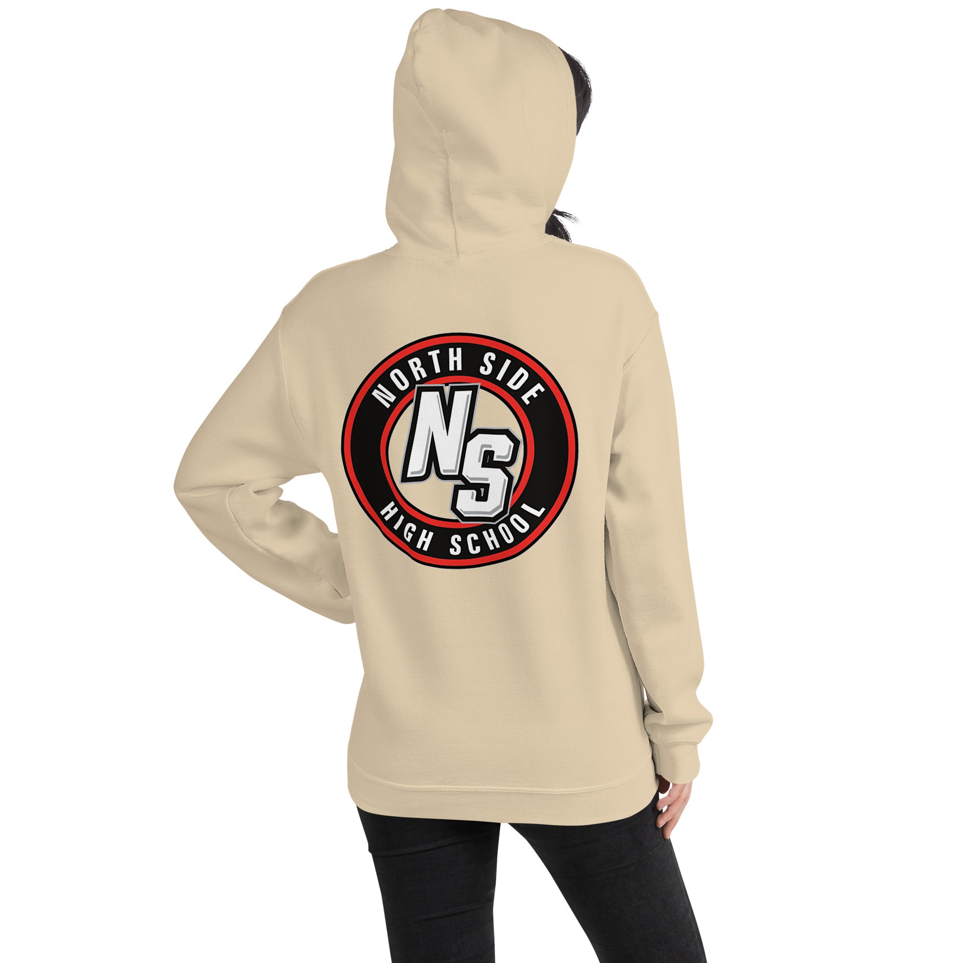 North Side H.S. Embroidered Front Unisex Hoodie