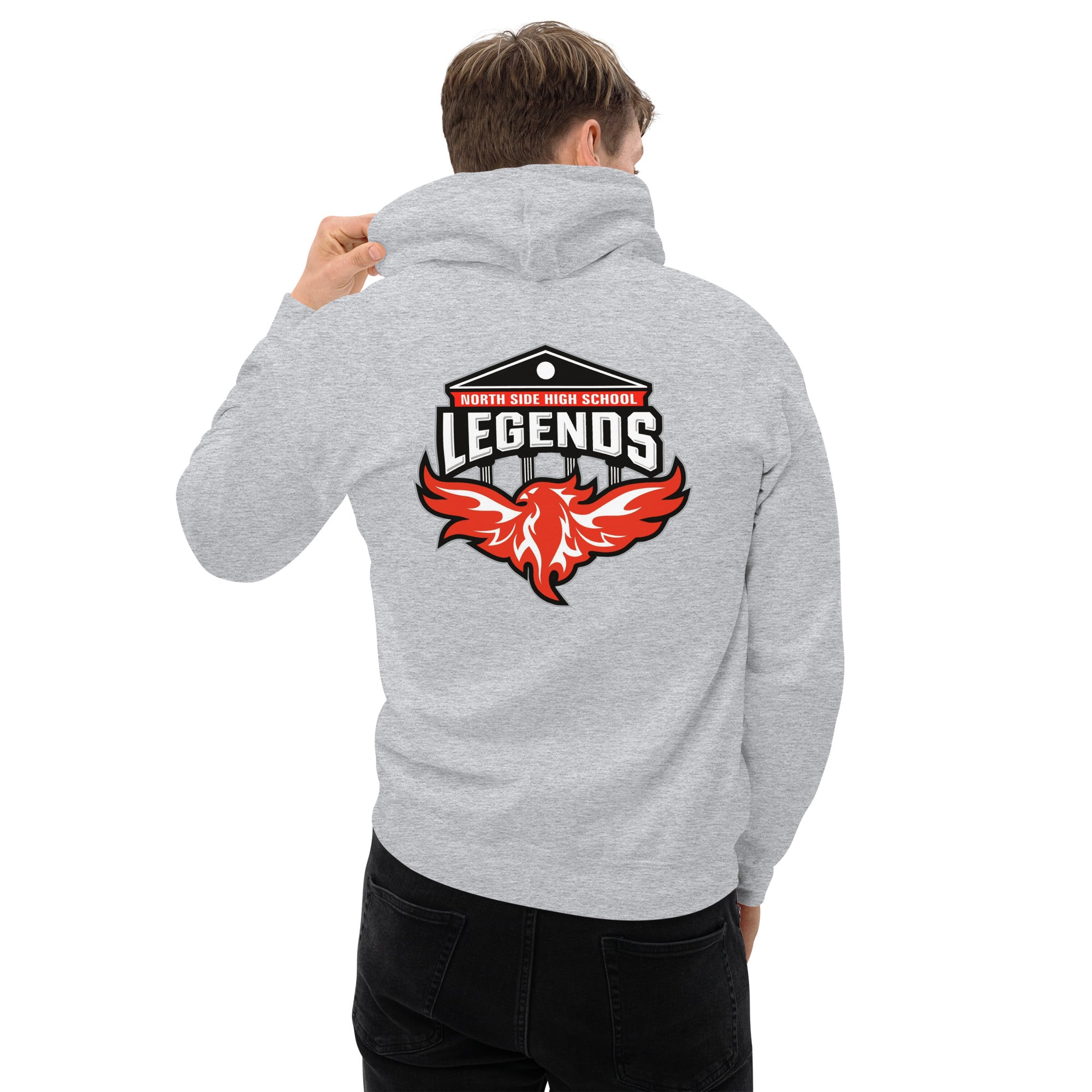 North Side H.S. Embroidered Front Unisex Hoodie
