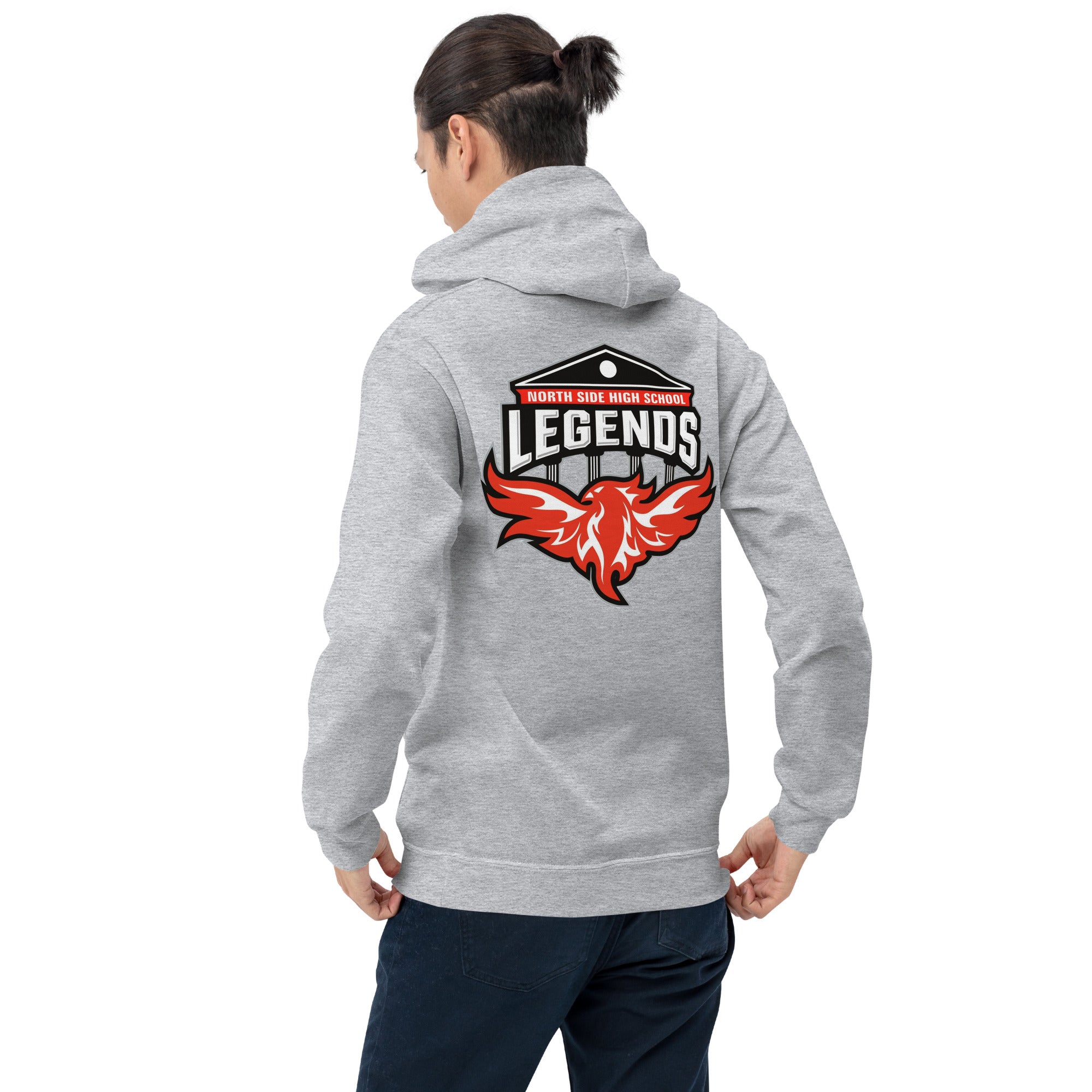 North Side H.S. Embroidered Front Unisex Hoodie
