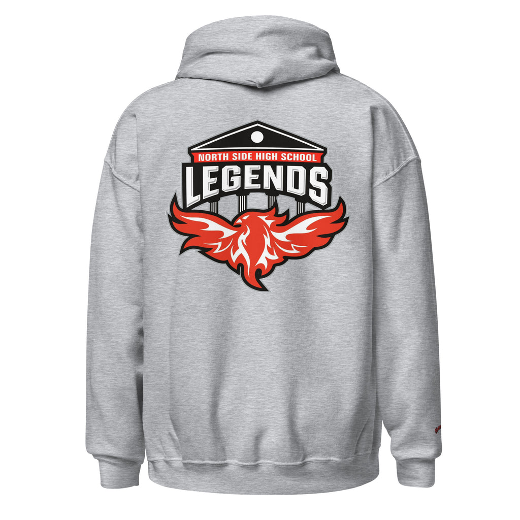 North Side H.S. Embroidered Front Unisex Hoodie