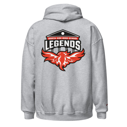 North Side H.S. Embroidered Front Unisex Hoodie