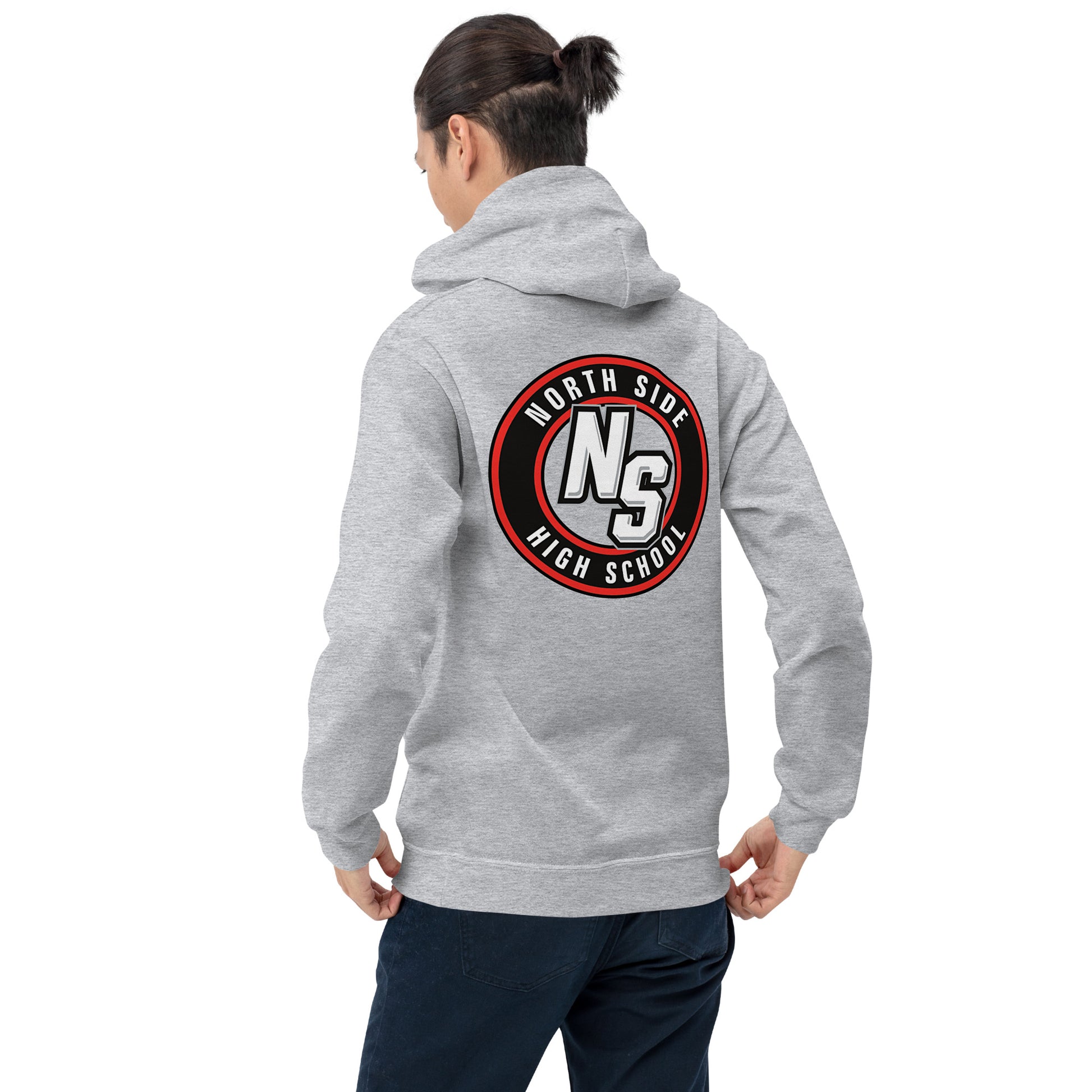 North Side H.S. Embroidered Front Unisex Hoodie