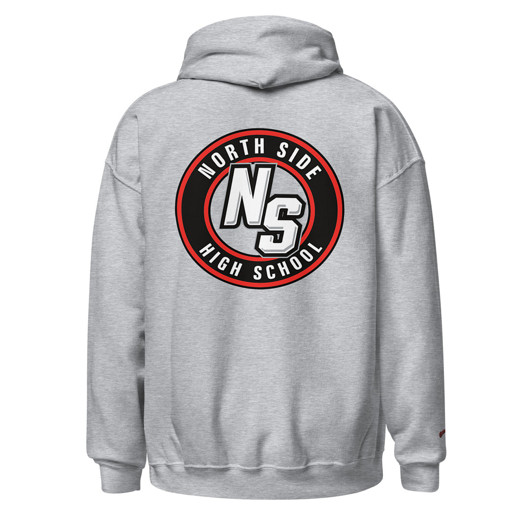 North Side H.S. Embroidered Front Unisex Hoodie