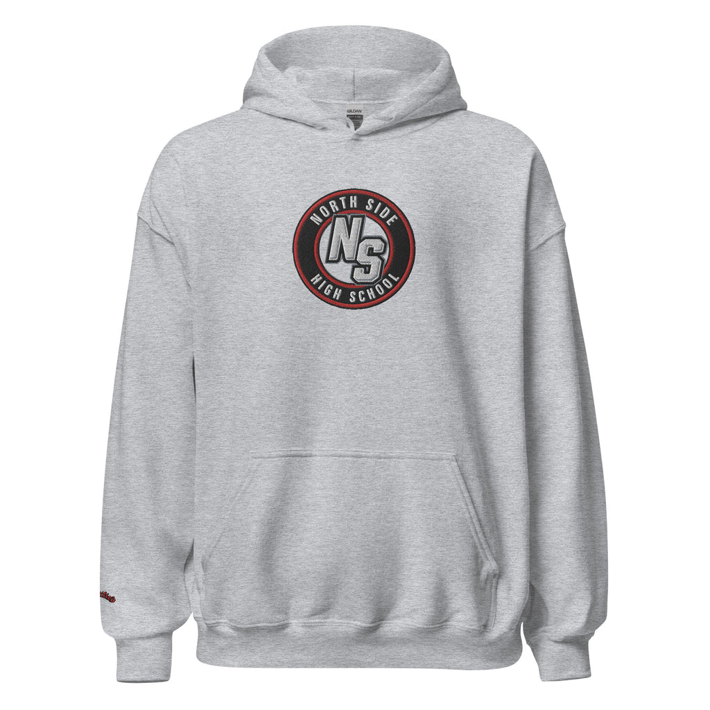 North Side H.S. Embroidered Front Unisex Hoodie