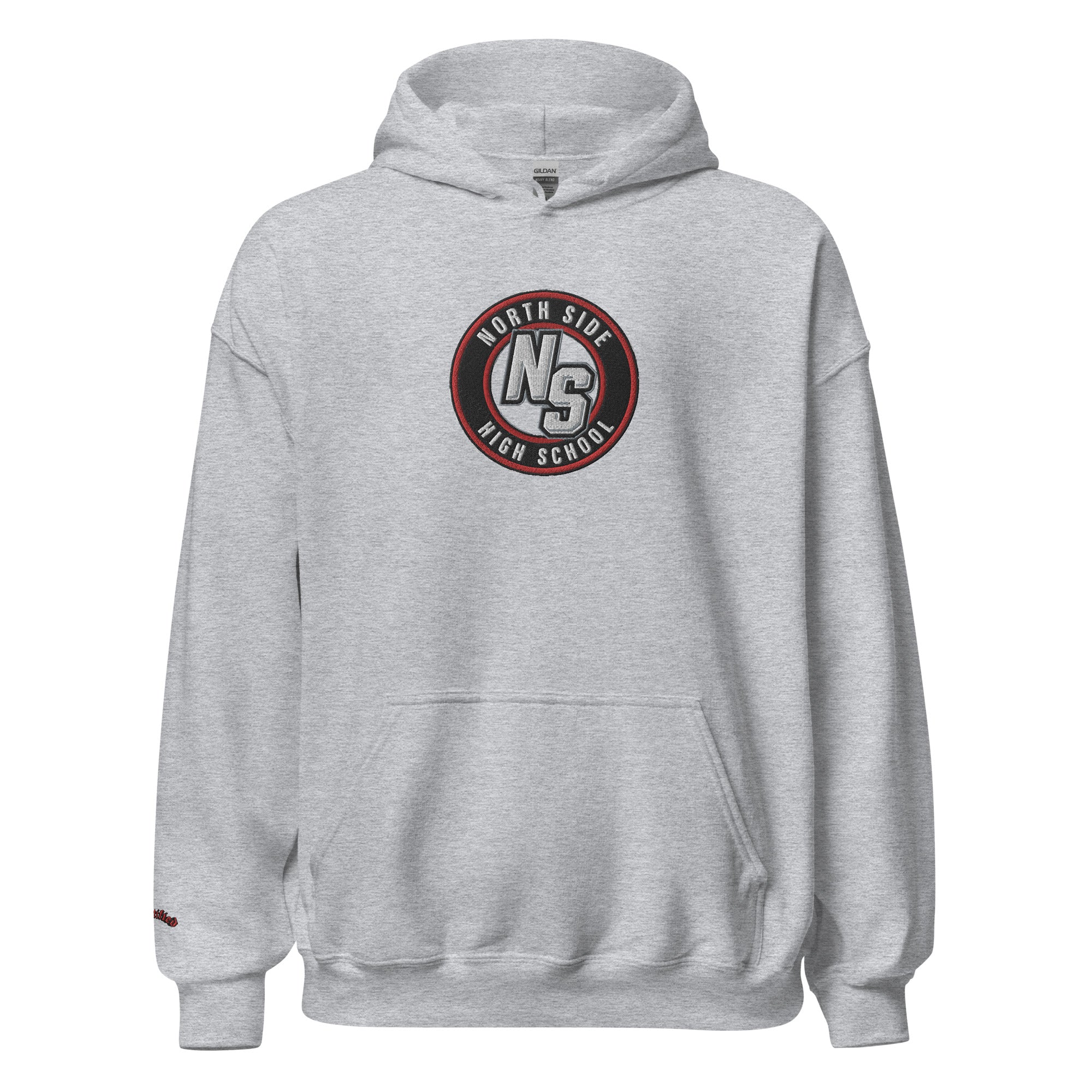 North Side H.S. Embroidered Front Unisex Hoodie