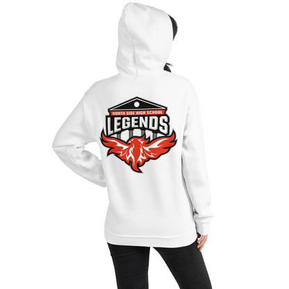 North Side H.S. Embroidered Front Unisex Hoodie