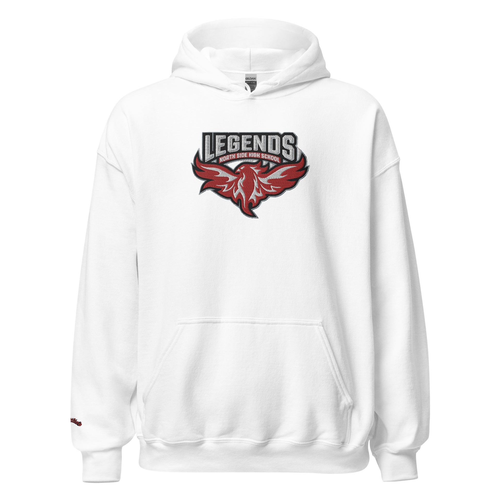 North Side H.S. Embroidered Front Unisex Hoodie