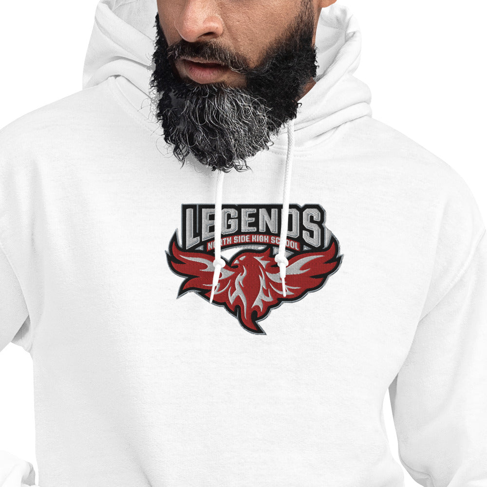 North Side H.S. Embroidered Front Unisex Hoodie