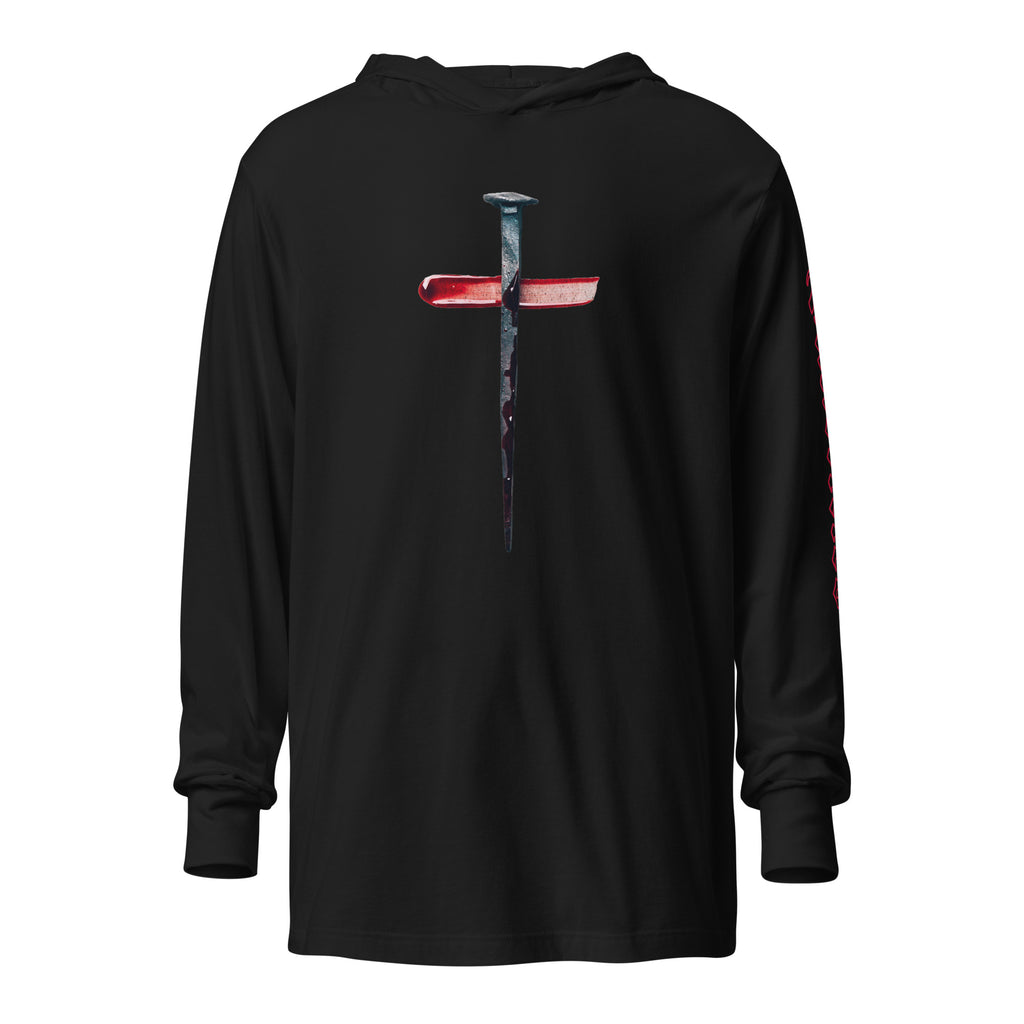 Hooded long-sleeve tee