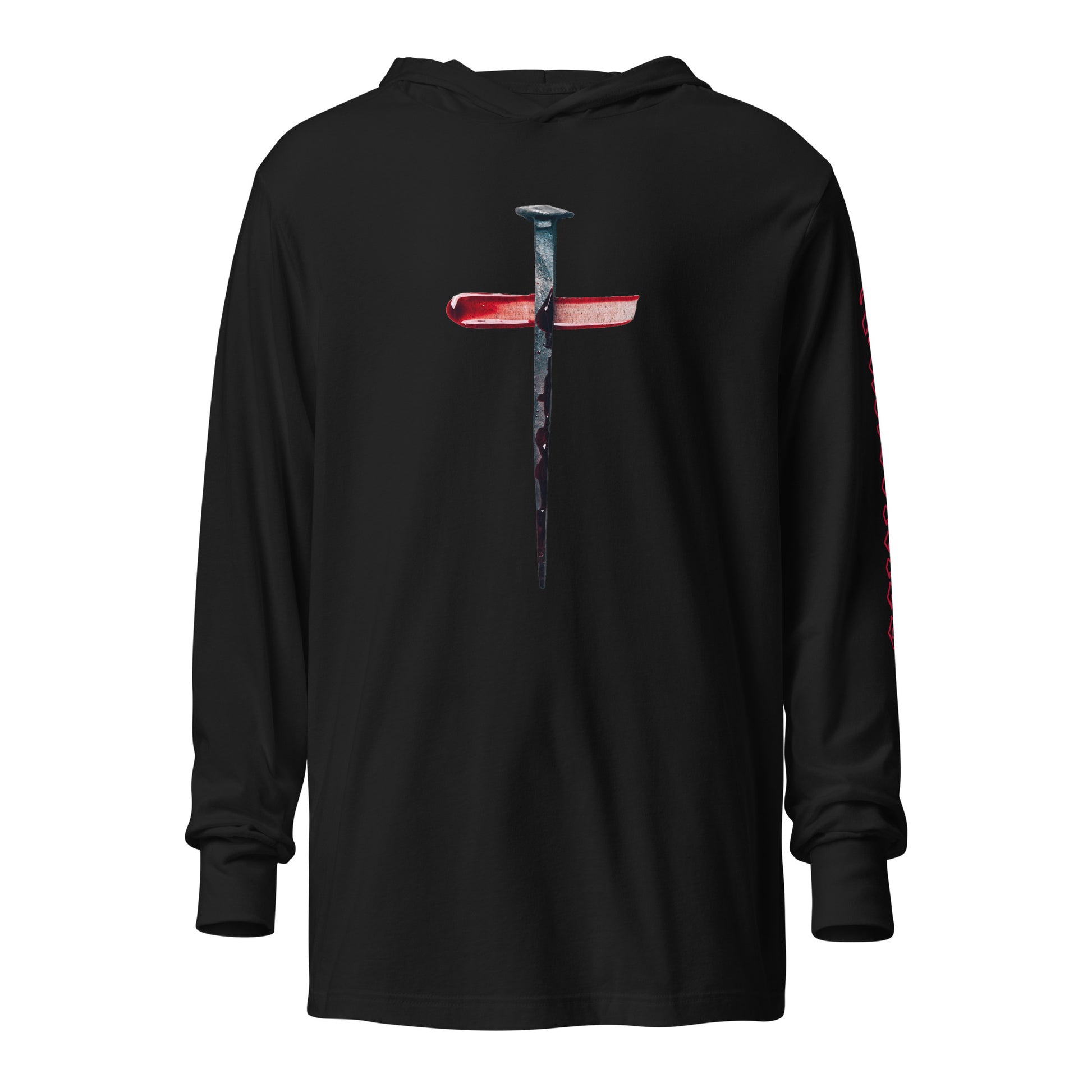 Hooded long-sleeve tee