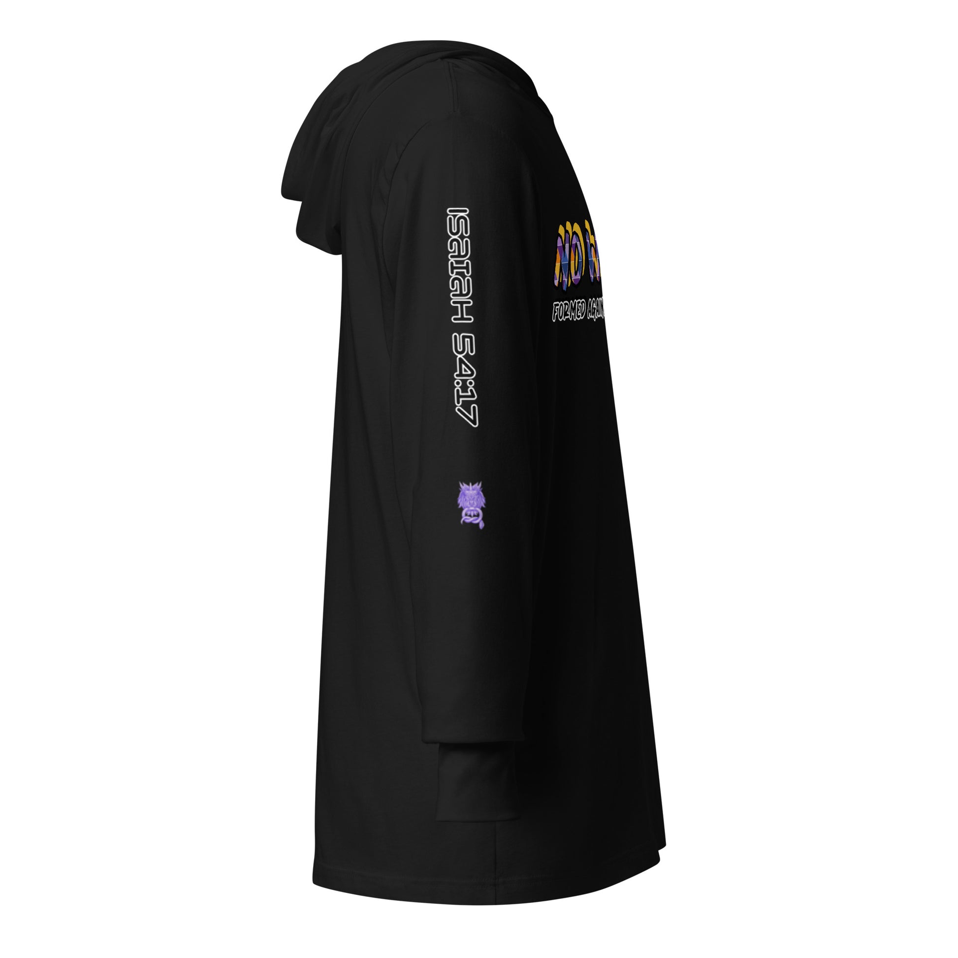 Hooded long-sleeve tee