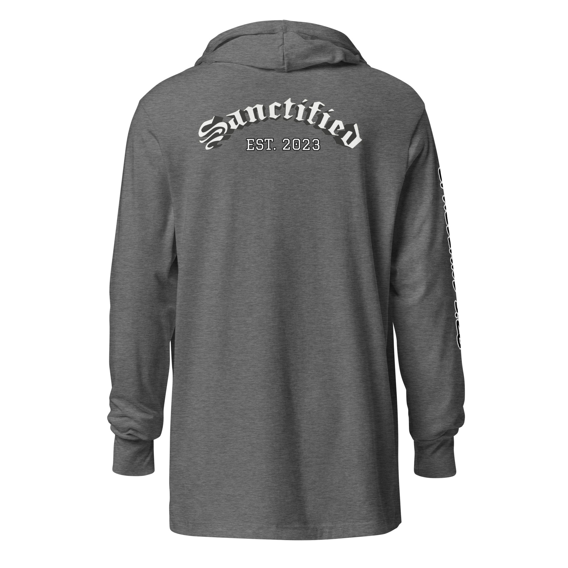 Hooded long-sleeve tee
