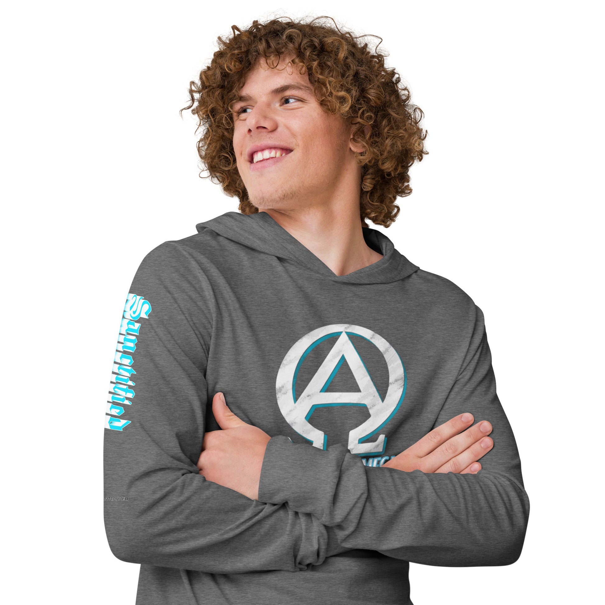 Hooded long-sleeve tee