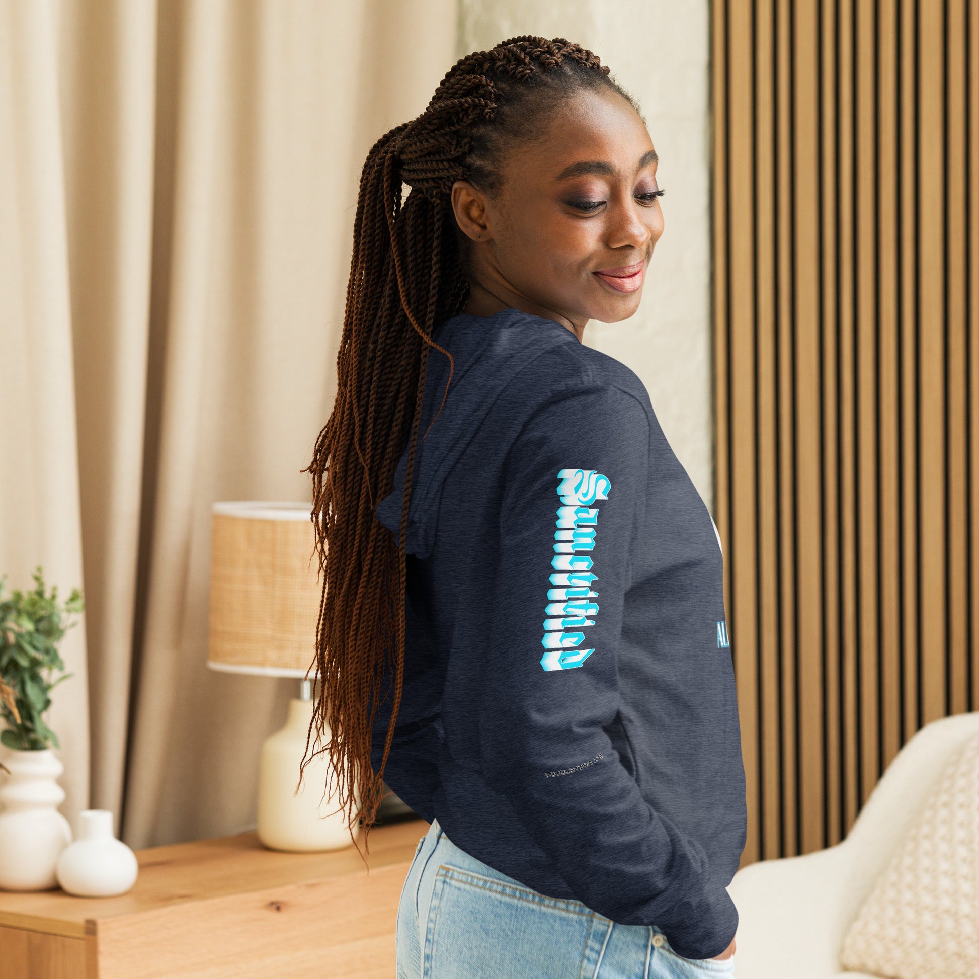 Hooded long-sleeve tee