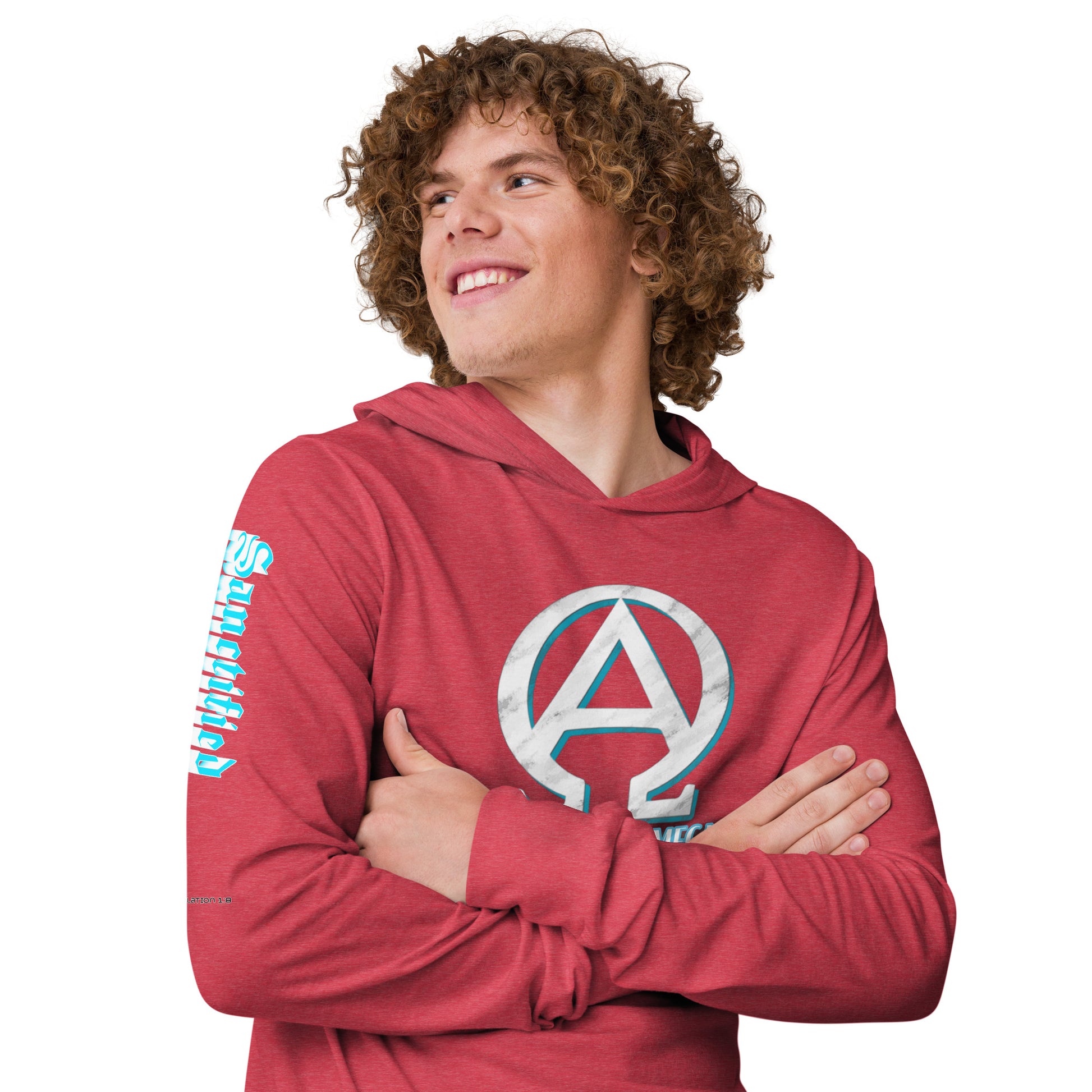 Hooded long-sleeve tee