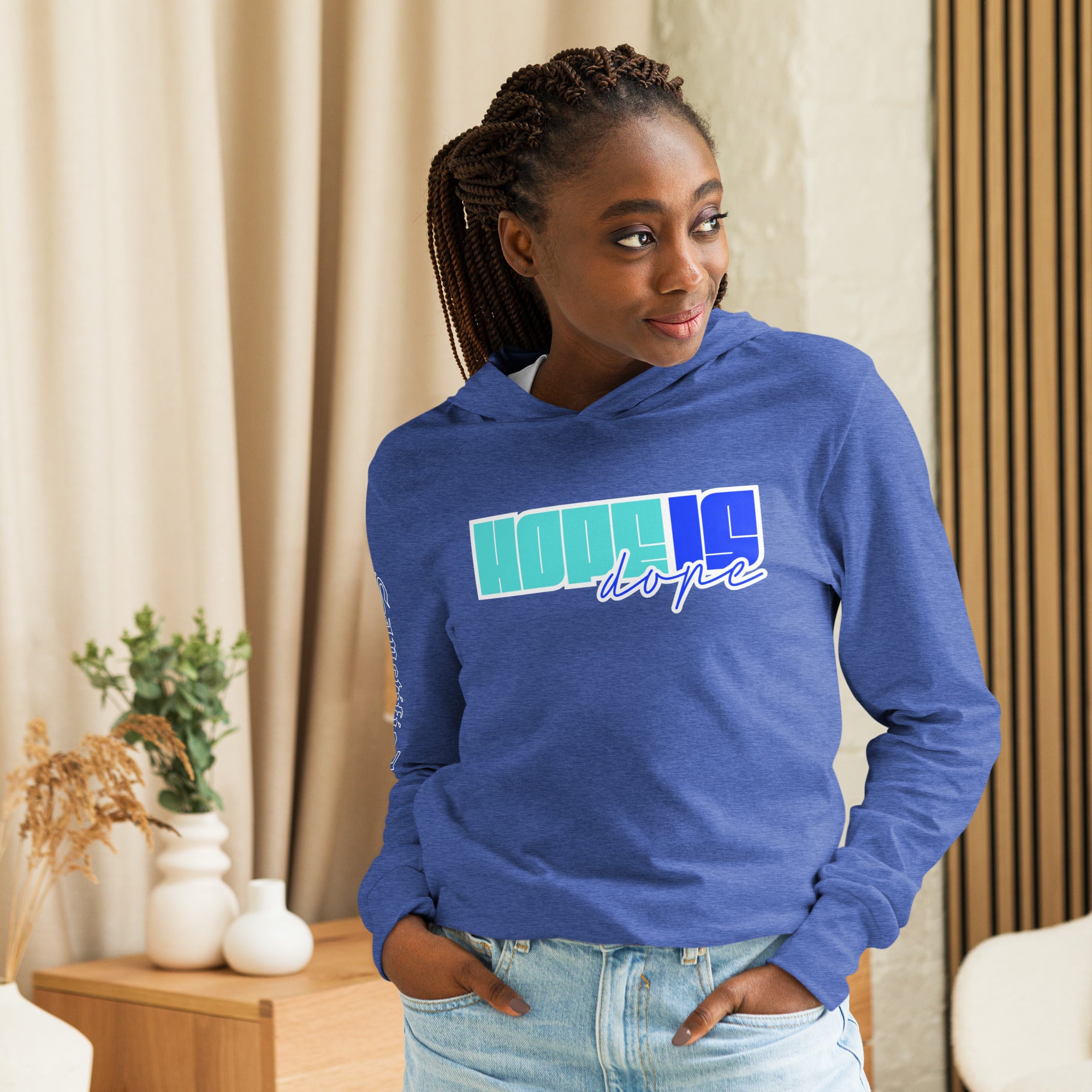 Hope is Dope- Hooded long-sleeve tee