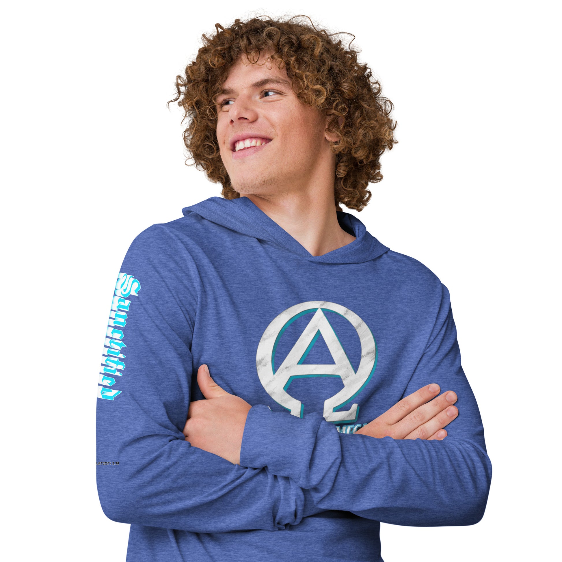 Hooded long-sleeve tee