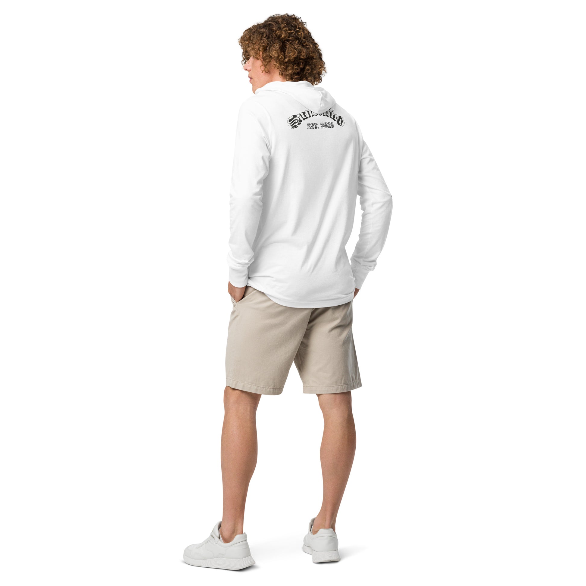 Hooded long-sleeve tee