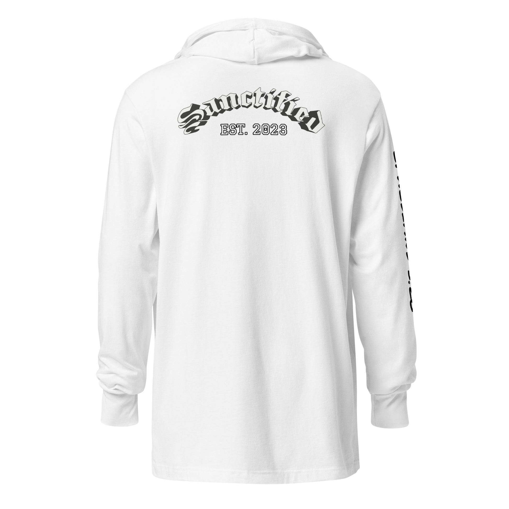 Hooded long-sleeve tee