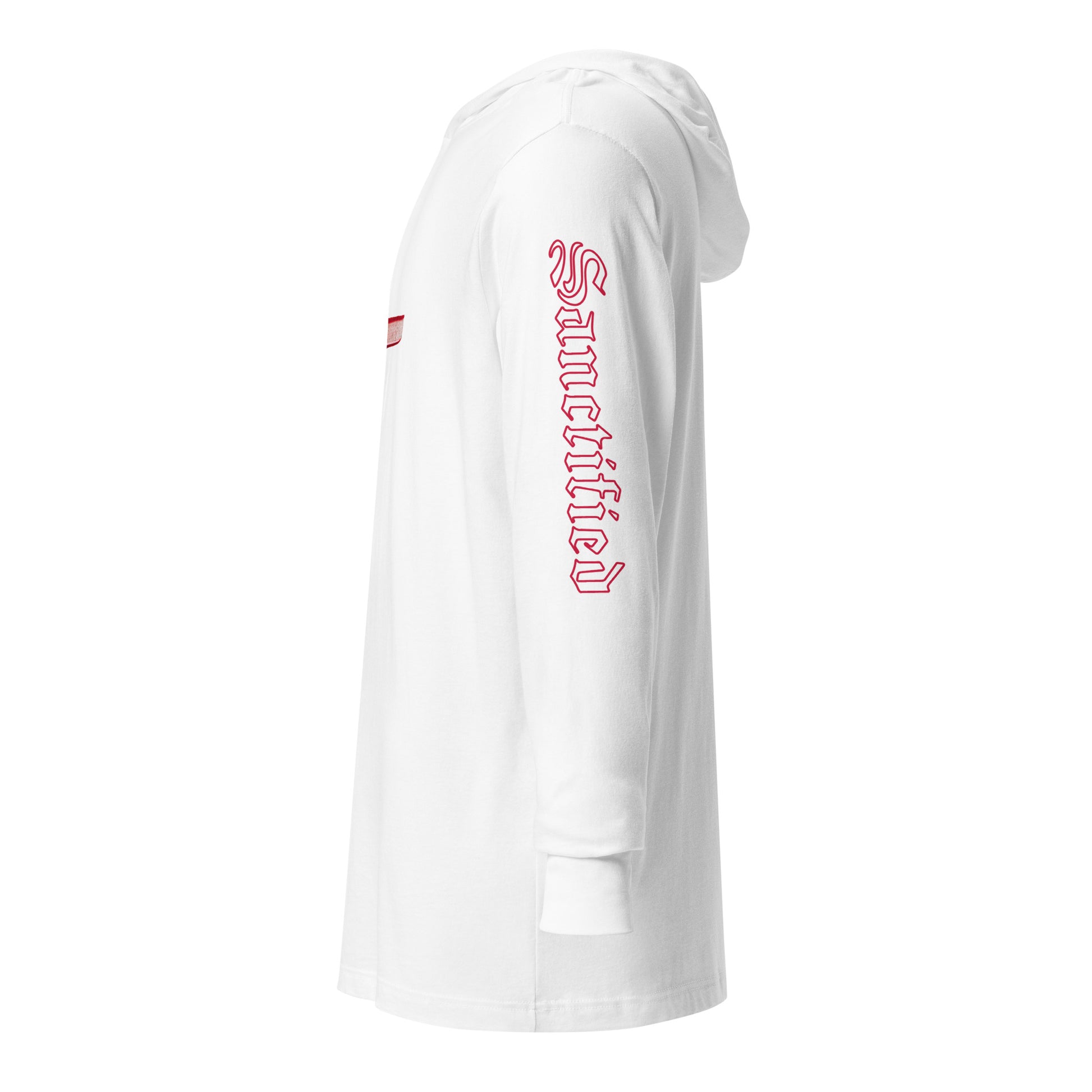 Hooded long-sleeve tee