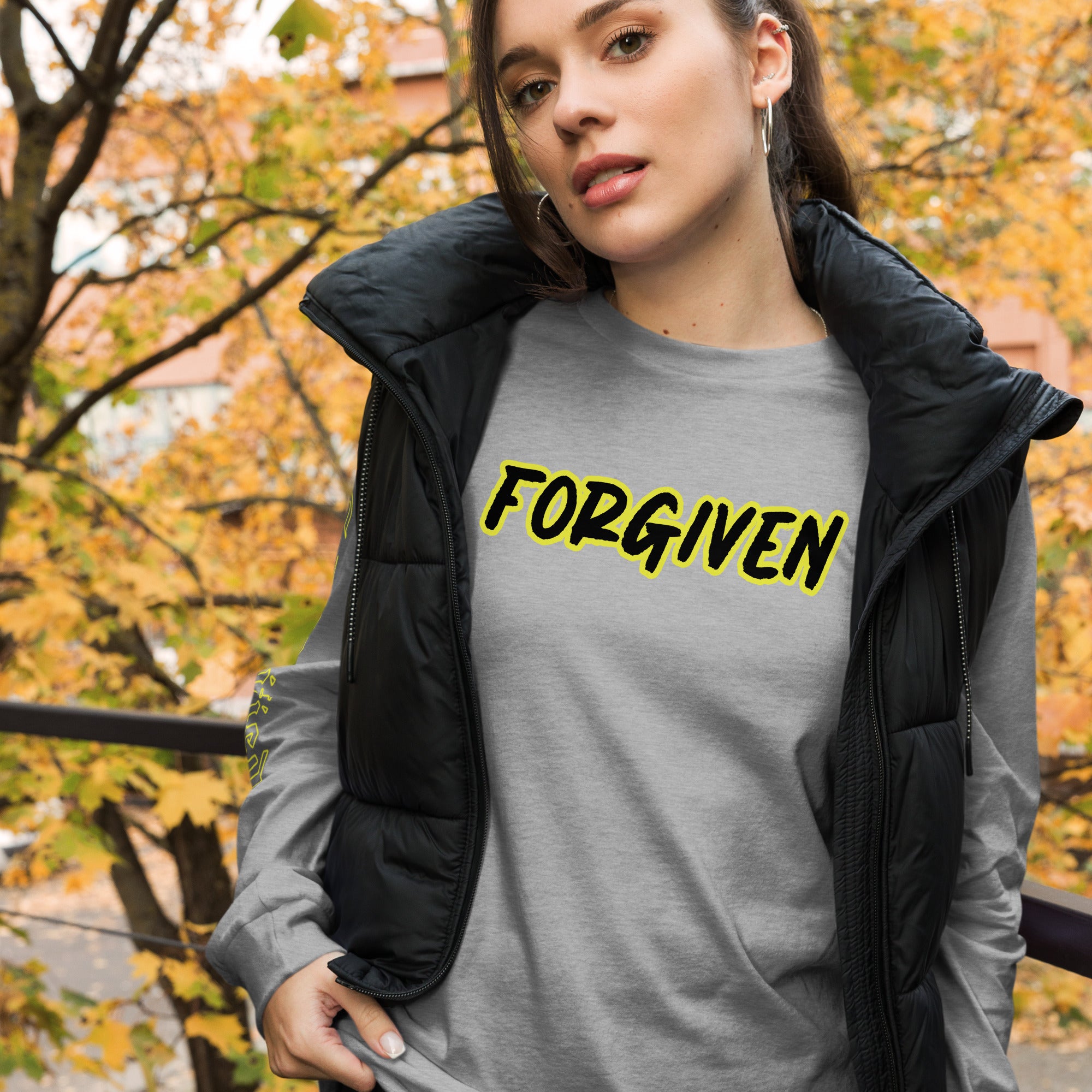 FORGIVEN- SUPER SOFT MATERIAL, Unisex Long Sleeve Tee