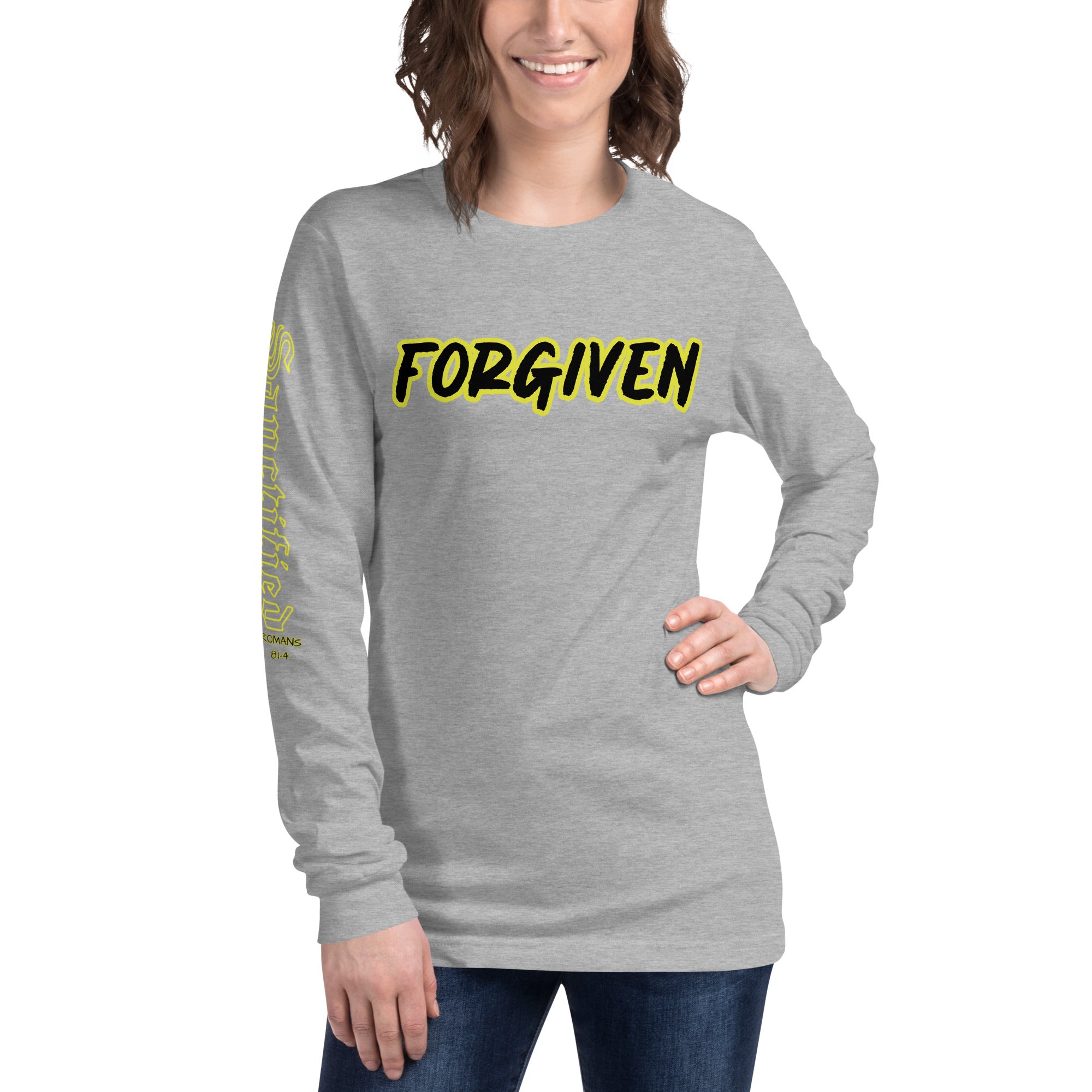 FORGIVEN- SUPER SOFT MATERIAL, Unisex Long Sleeve Tee