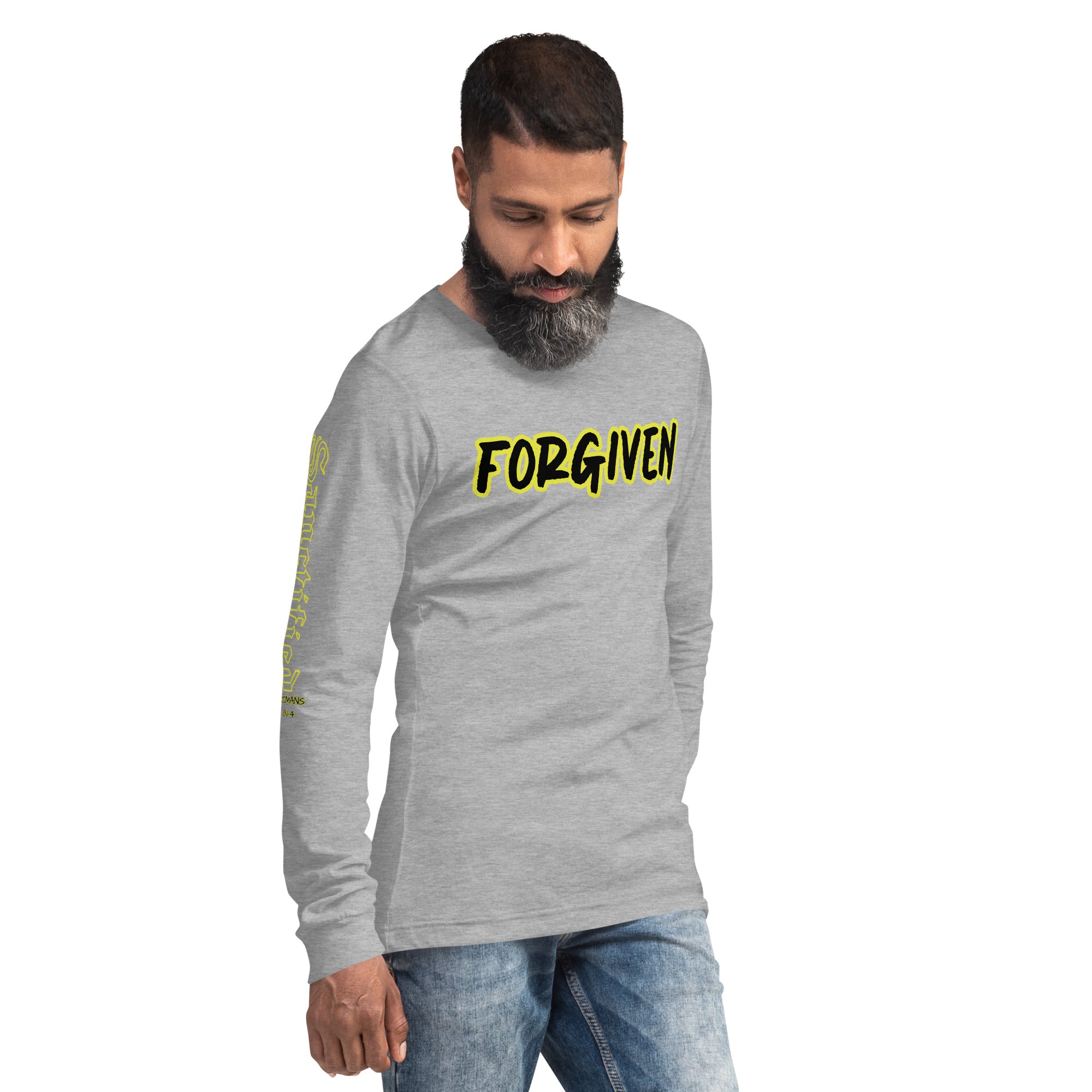 FORGIVEN- SUPER SOFT MATERIAL, Unisex Long Sleeve Tee