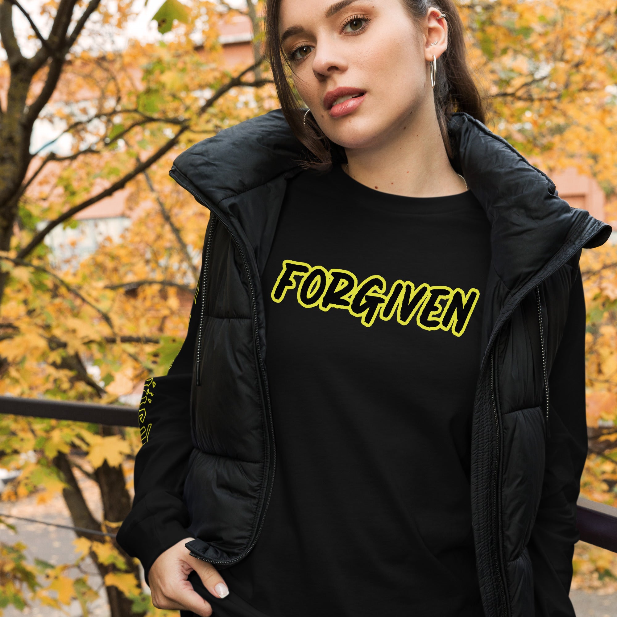 FORGIVEN- SUPER SOFT MATERIAL, Unisex Long Sleeve Tee
