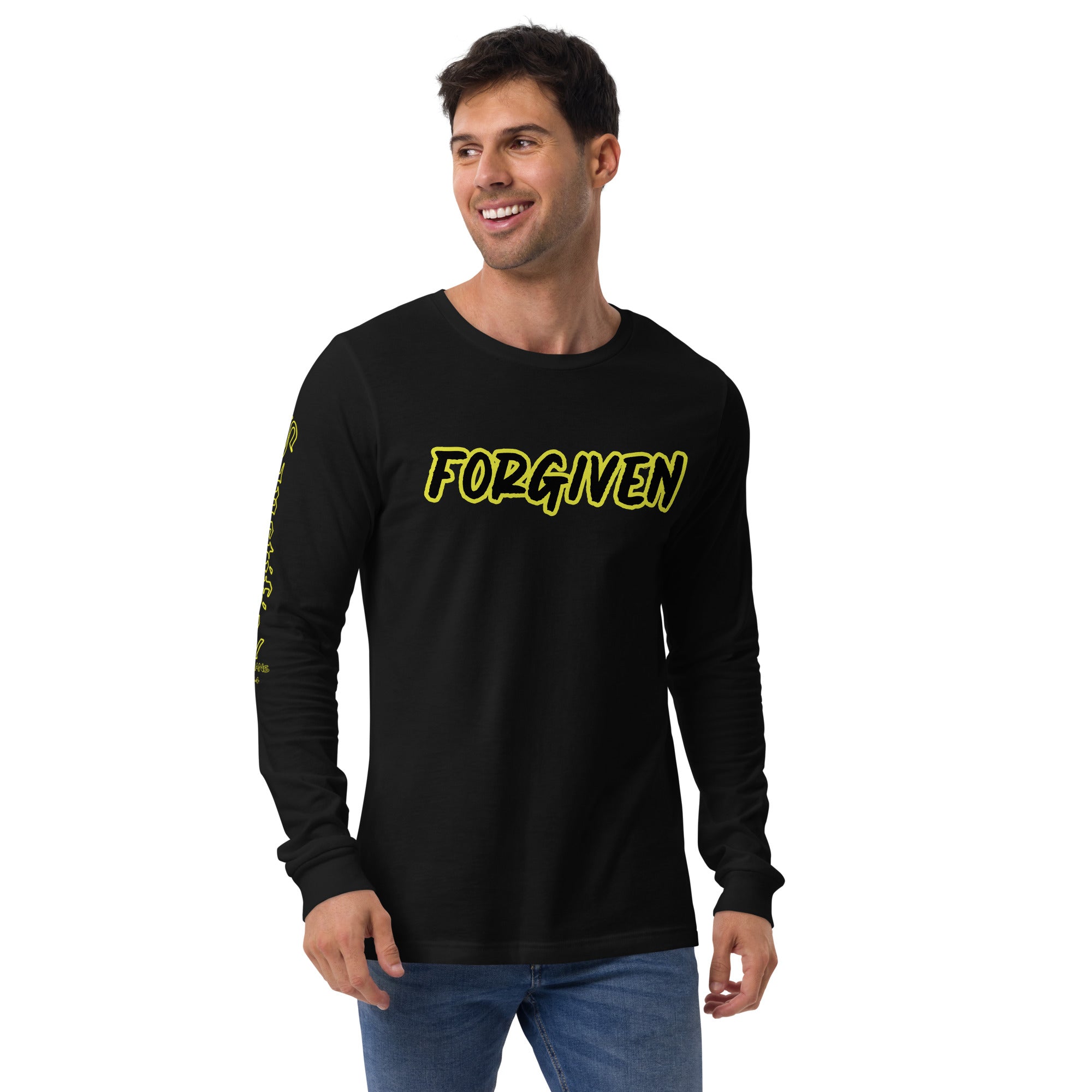 FORGIVEN- SUPER SOFT MATERIAL, Unisex Long Sleeve Tee