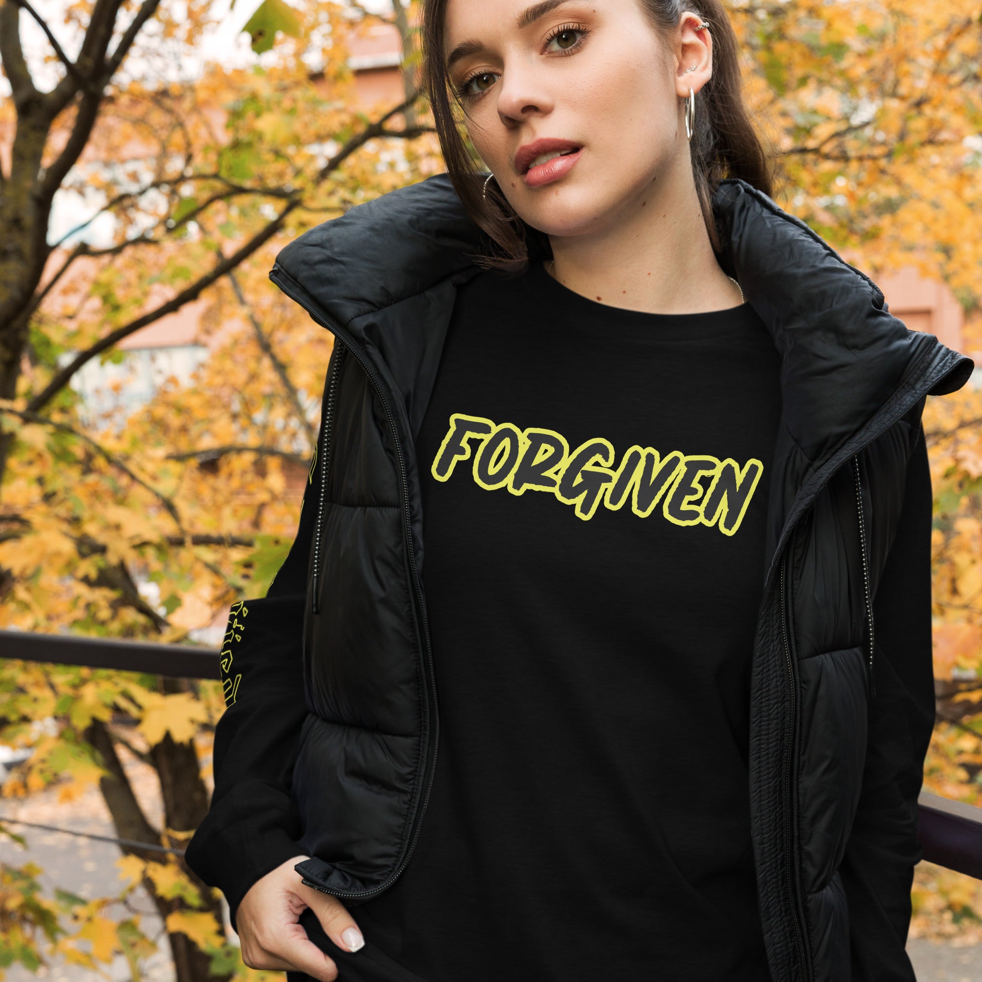 FORGIVEN- SUPER SOFT MATERIAL, Unisex Long Sleeve Tee