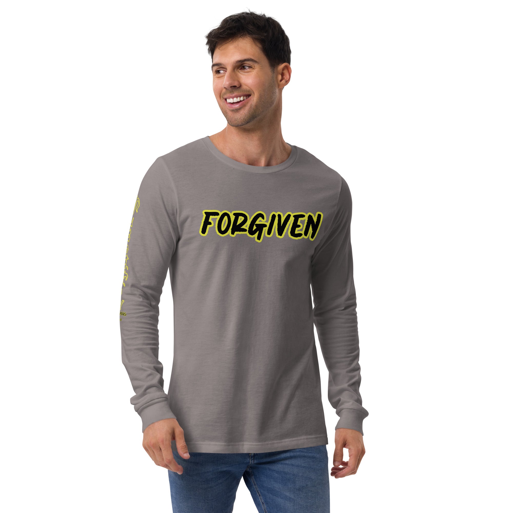 FORGIVEN- SUPER SOFT MATERIAL, Unisex Long Sleeve Tee