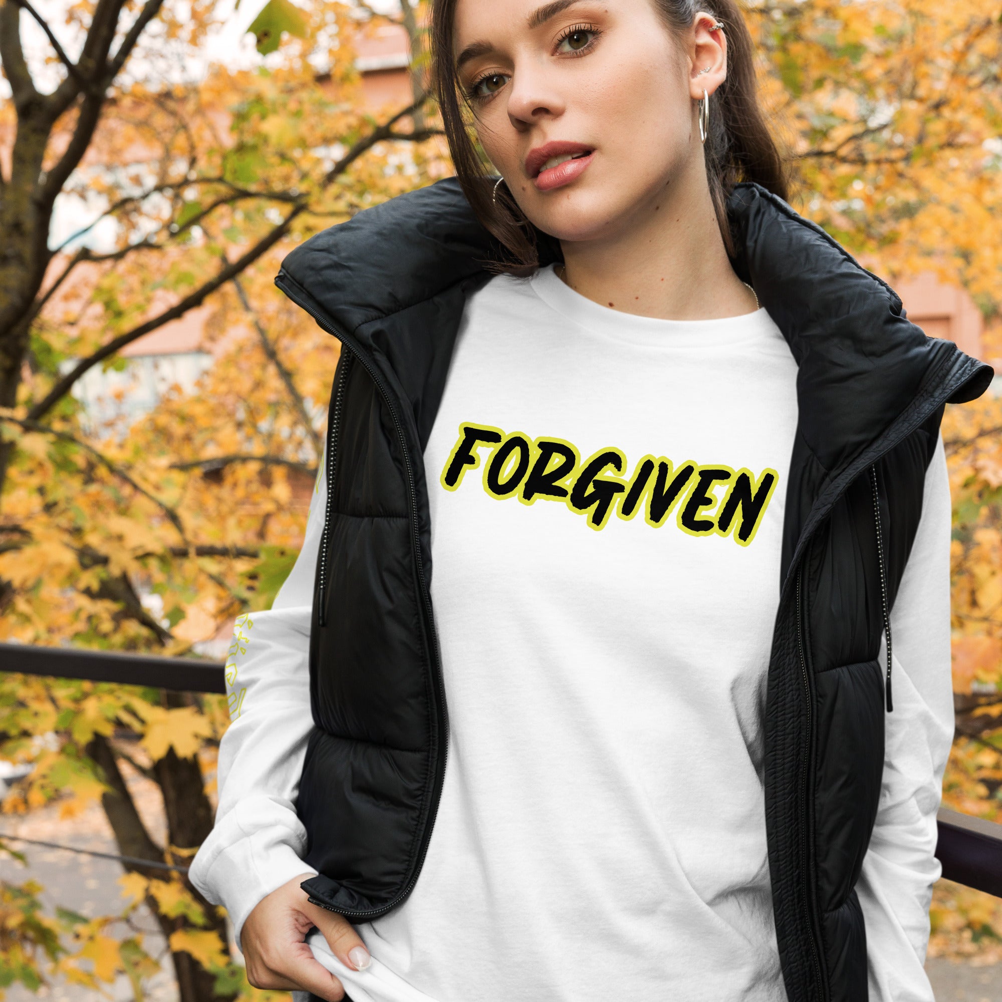 FORGIVEN- SUPER SOFT MATERIAL, Unisex Long Sleeve Tee