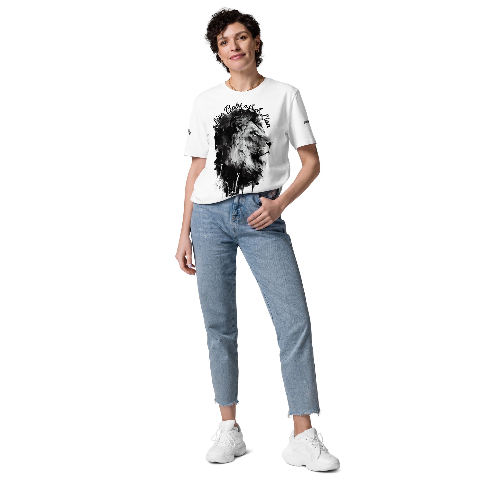 LIVE BOLD AS A LION- Unisex organic cotton t-shirt