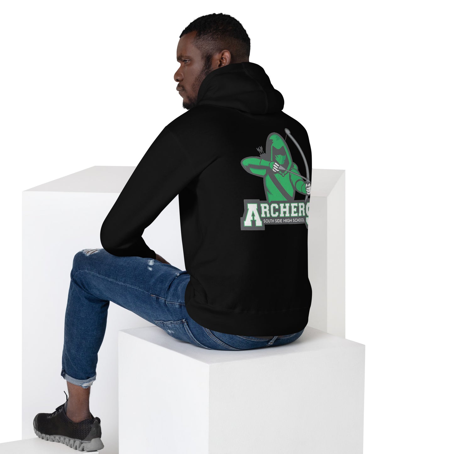 South Side H.S. Embroidered Front Unisex Hoodie