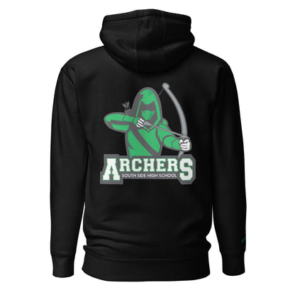 South Side H.S. Embroidered Front Unisex Hoodie