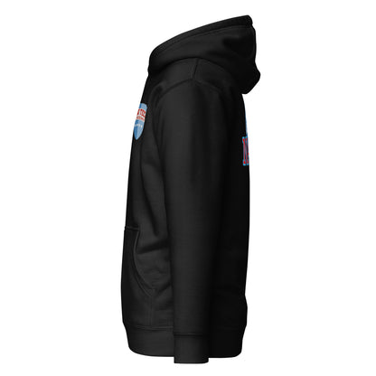 Wayne H.S. Embroidered Front Unisex Hoodie