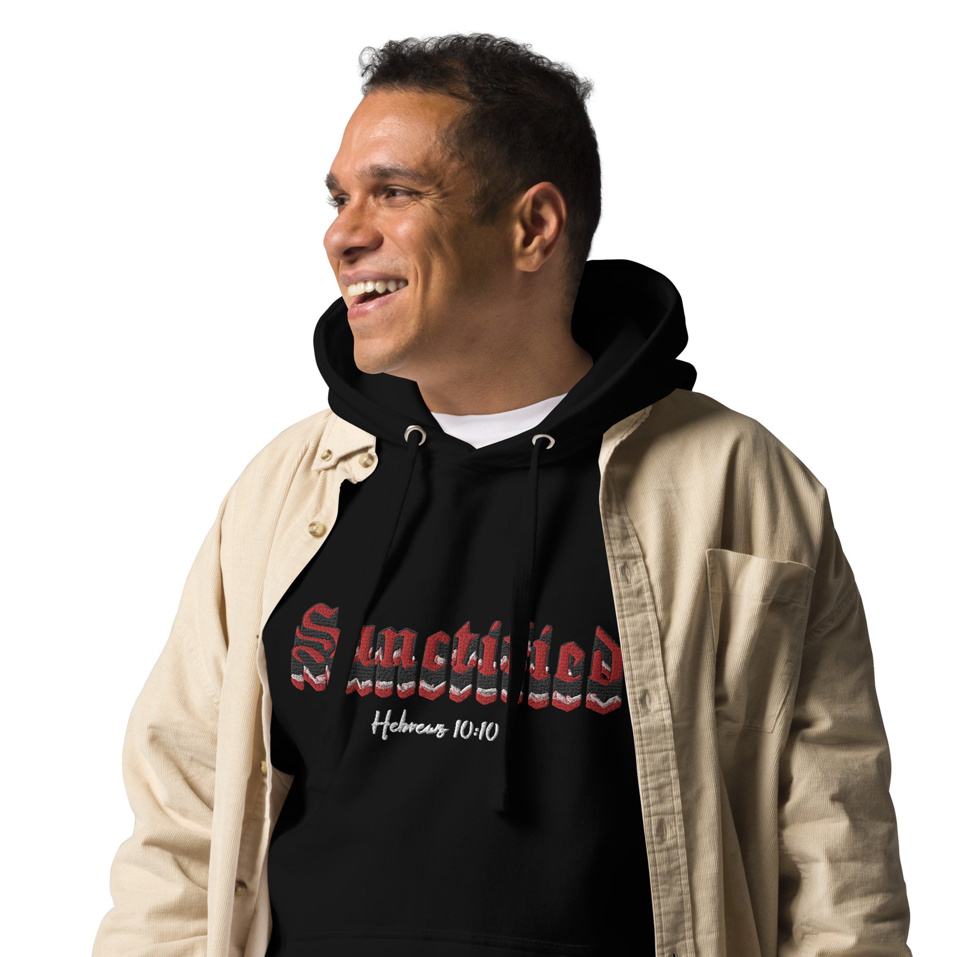 SANCTIFIED SIGNATURE- EMBROIDERED FRONT Unisex Hoodie